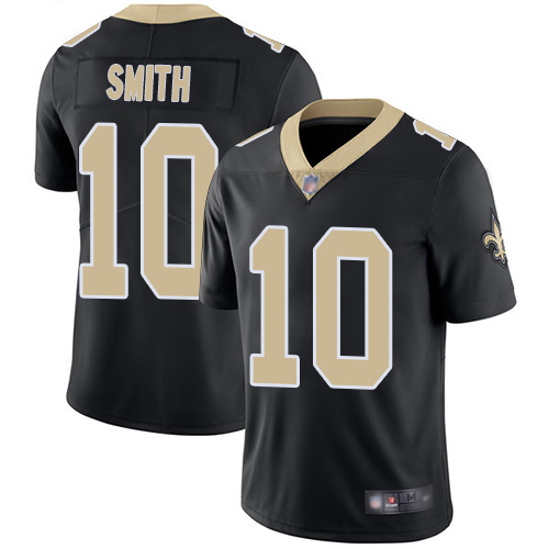 Men New Orleans Saints Limited Black Tre Quan Smith Home Jersey NFL Football #10 Vapor Untouchable Jersey->new orleans saints->NFL Jersey